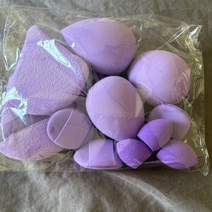 12 piece new Assorted Lavender Makeup Sponge Set